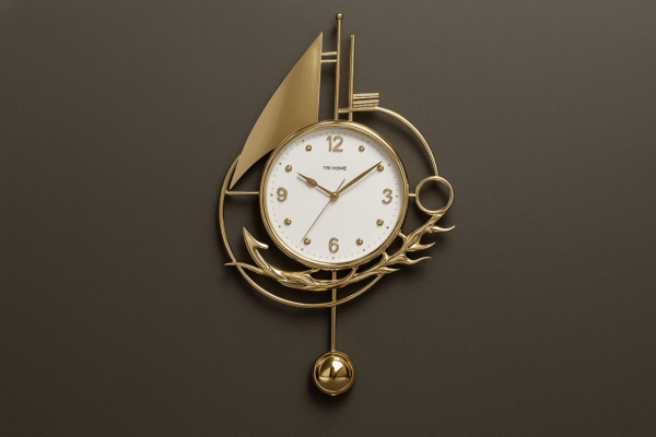 TRI HOME Nautical Elegance Wall Clock