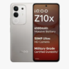 iQOO Z10x 5G (Titanium, 8GB RAM, 128GB Storage) | 6500 mAh Large Capacity Battery | Dimensity 7300 Processor | Military-Grade Durability