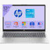 HP 15, 13th Gen Intel Core i3-1315U (12GB DDR4, 512GB SSD) FHD, Anti-Glare, Micro-Edge, 15.6''/39.6cm, Win11, M365 Basic(1yr)* Office24, Silver, 1.59kg, fd0573TU, FHD Camera w/Shutter Laptop