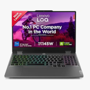 Lenovo LOQ Intel Core i7-13650HX| NVIDIA RTX 4060 8GB (24GB RAM/512GB SSD/144Hz Refresh Rate/15.6" (39.6cm)/Windows 11/Office Home 2024/3 Mon. Game Pass/Grey/2.4Kg), 83DV018LIN AI Gaming Laptop