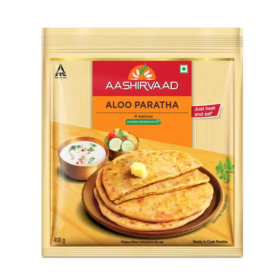 Aashirvaad Ready To Cook Aloo Paratha (400g)