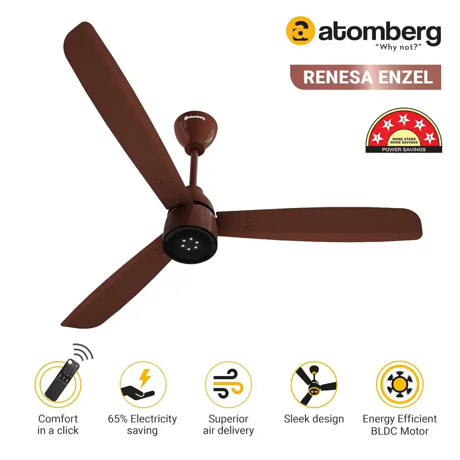Atomberg-Renesa-Enzel-BLDC-Ceiling-Fan-1200mm-Remote-Control-BEE-5-Star-LED-Indicators-Gloss-Brown (1)