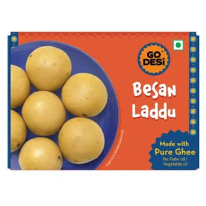 Besan Laddoo | With Ghee | Laddu | Sweets by GO DESi (180 g)