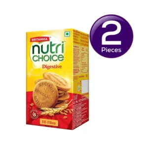 Britannia Nutrichoice High-Fibre Digestive Biscuits Combo   (2 x 250 g)