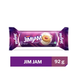 Britannia Treat Jim Jam Naughty Jam creme Biscuits | Trans Fat-free   (92 g)