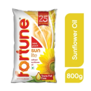 Fortune Sunlite Refined Sunflower Oil | Pouch (800g)