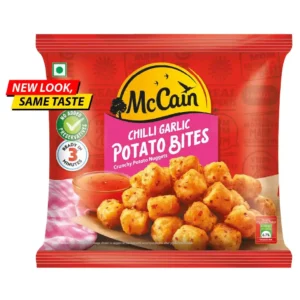 McCain Chilli Garlic Potato Bites | Spicy & Crispy (420g)