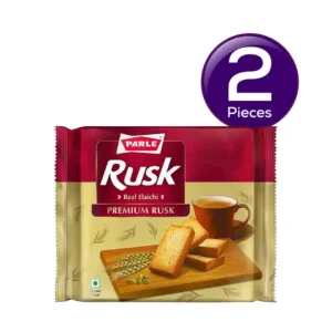 Parle Premium Elaichi Rusk | Preservative-free Combo   (2X182g)