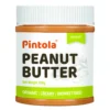 Pintola Organic Unsweetened Peanut Butter Creamy - High Protein 30G & 9G Dietary Fiber (350g)