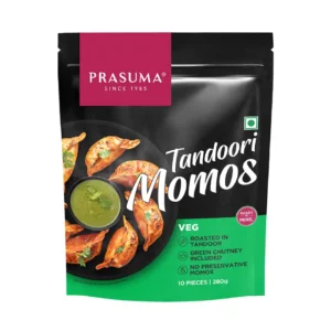 Prasuma Tandoori Veg Momos | Frozen Snack (280 g)