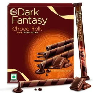 Sunfeast Dark Fantasy Choco Rolls | Crunchy Wafer Rolls   (198 g or 180 g)