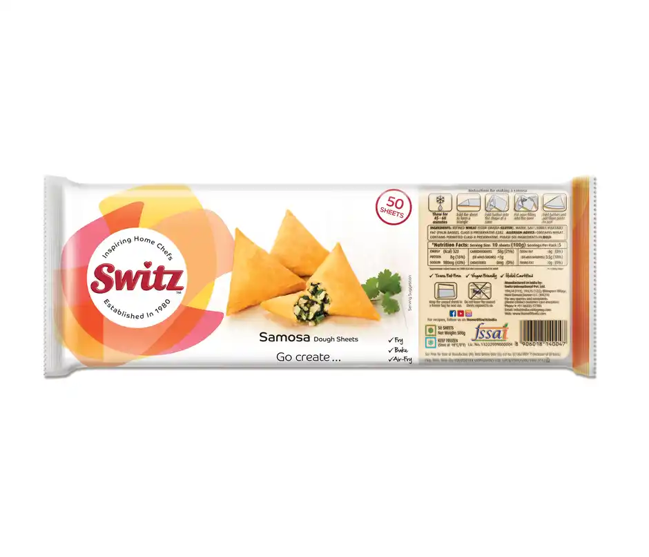 Switz Samosa Dough Sheets (50pcs)