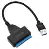 ZEBRONICS UTS100 USB 3.0 to SATA Adapter for 2.5 HDD/SSD with Plug & Play, Durable Material, Super Fast Transfer, Upto 5 Gbps - Black